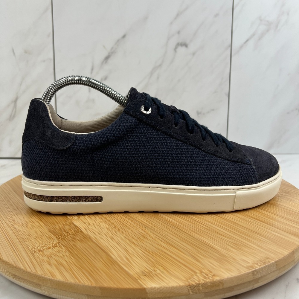Birkenstock Bend Low Womens Size 8 Narrow [EU 39] Blue Canvas Suede Sneaker Shoe